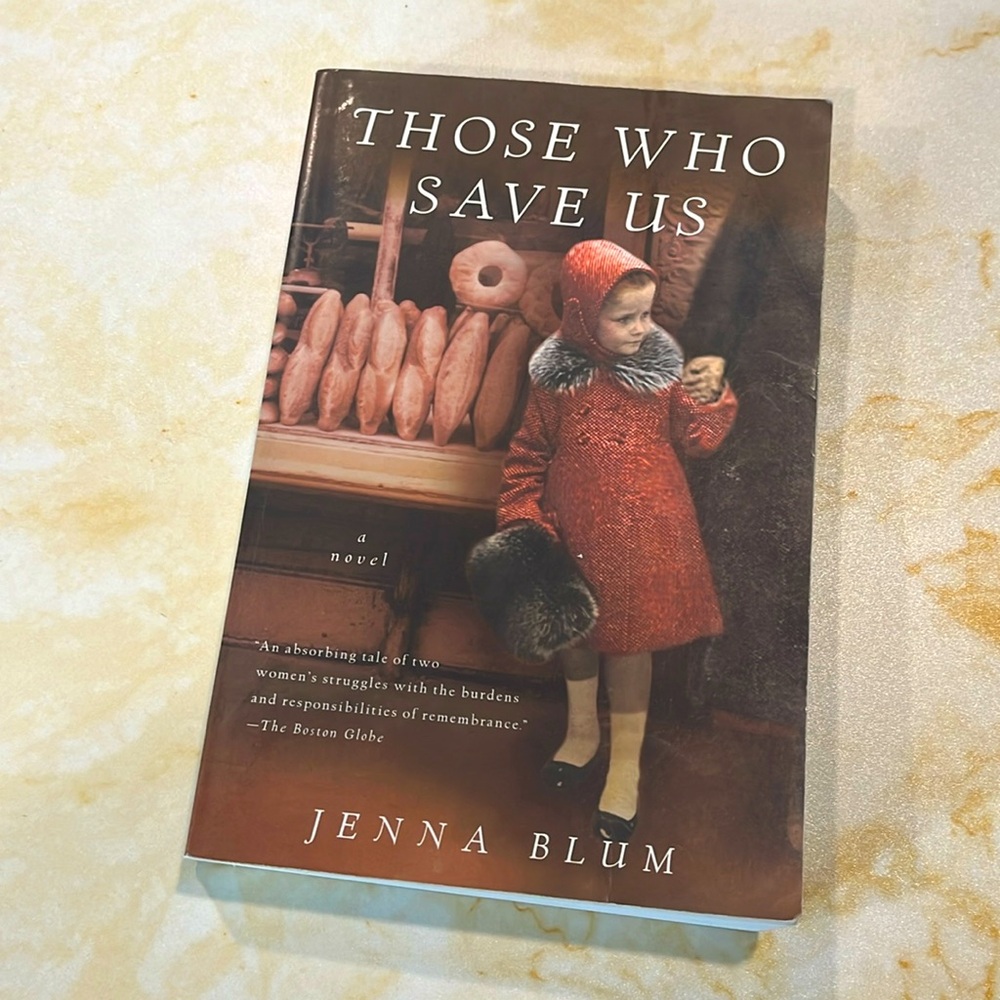 Those who save us by Jenna Blum novel book 14msrp